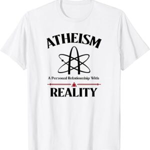 Koszulka - ATHEISM REALITY -  biała