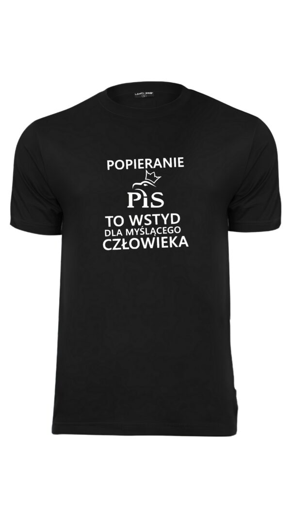 Koszulka - PIS Wstyd -  czarna