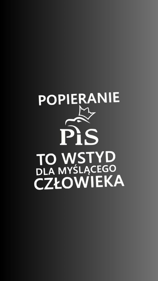 Koszulka - PIS Wstyd -  czarna - obrazek 8