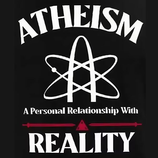 Koszulka - ATHEISM REALITY -  czarna - obrazek 2