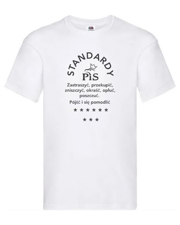 Koszulka - STANDARDY PIS -  biała