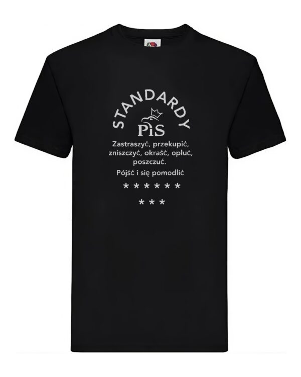 Koszulka - STANDARDY PIS -  czarna