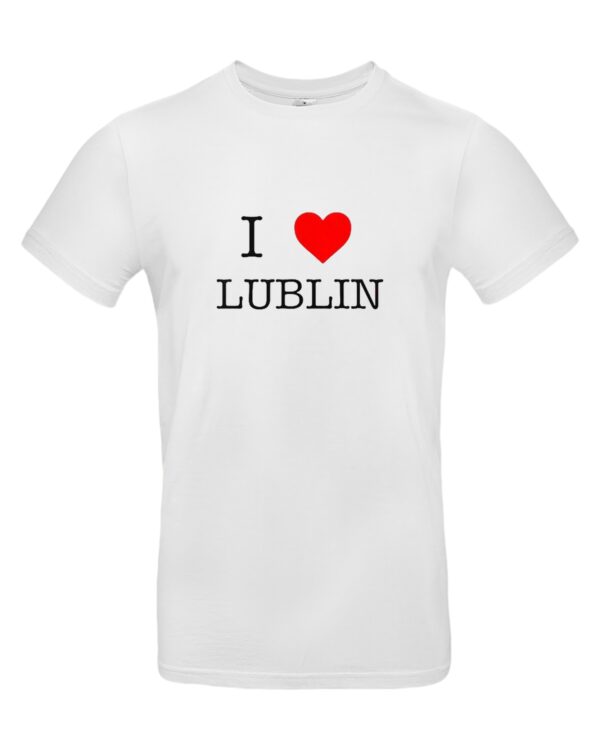 Koszulka - I Love Lublin - biała
